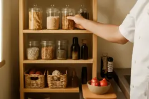 Organizzazione dispensa cucina piccoli spazi: la tecnica sfruttata dagli chef per mantenere l’ordine