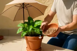 Come evitare che le piante in vaso soffrano il caldo: il trucco che mantiene l’umidità senza ristagni