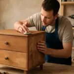 Restaurare mobili in legno rovinati: il trucco del recupero che valorizza anche i pezzi moderni