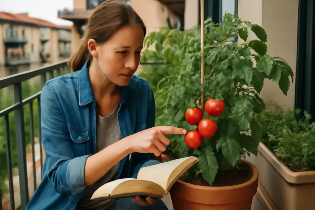 Orto sul balcone: la guida pratica per far crescere pomodori che non si screpolano