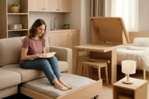 Gestire gli spazi in un monolocale: la scelta di arredi multifunzione che aumenta il comfort