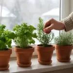 Piante aromatiche sul davanzale: il trucco per averle rigogliose anche in pieno inverno