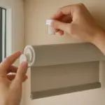 Come si monta una tenda a rullo senza forare? Il sistema removibile che non lascia tracce