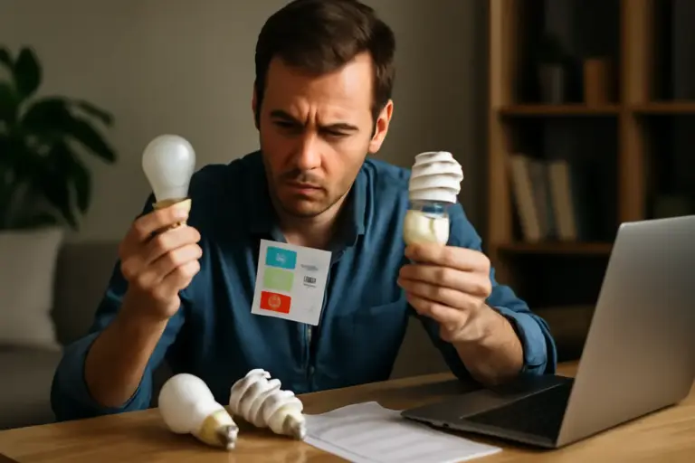 Come scegliere lampadine a risparmio energetico: le caratteristiche che incidono davvero sui consumi annui
