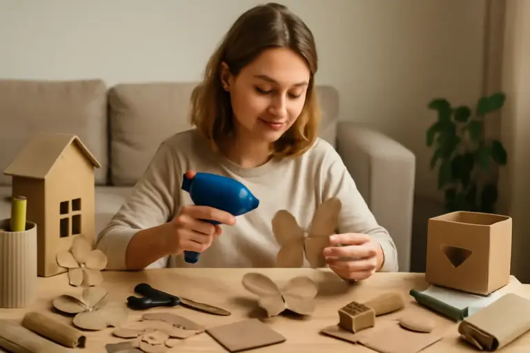 Cartone ondulato per lavori creativi in casa: idee pratiche facili anche per chi è alle prime armi
